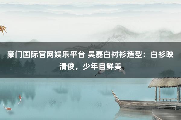 豪门国际官网娱乐平台 吴磊白衬衫造型：白衫映清俊，少年自鲜美
